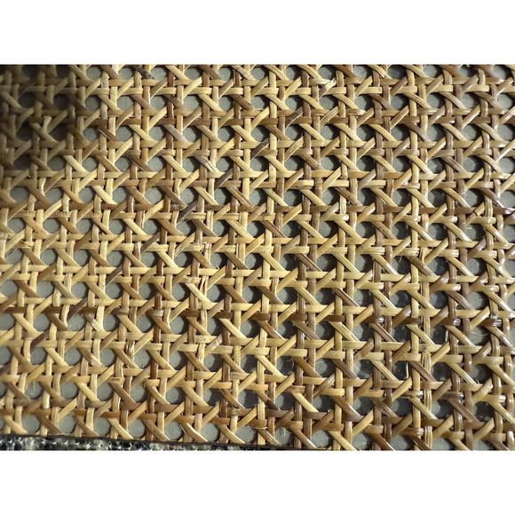 Sondra Roberts Tote Bag Womens Medium Woven Cane Faux Snakeskin Handles Purse - Picture 4 of 8